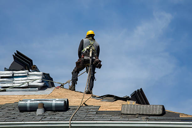 Professional Roofing technician working in Lancaster, WI